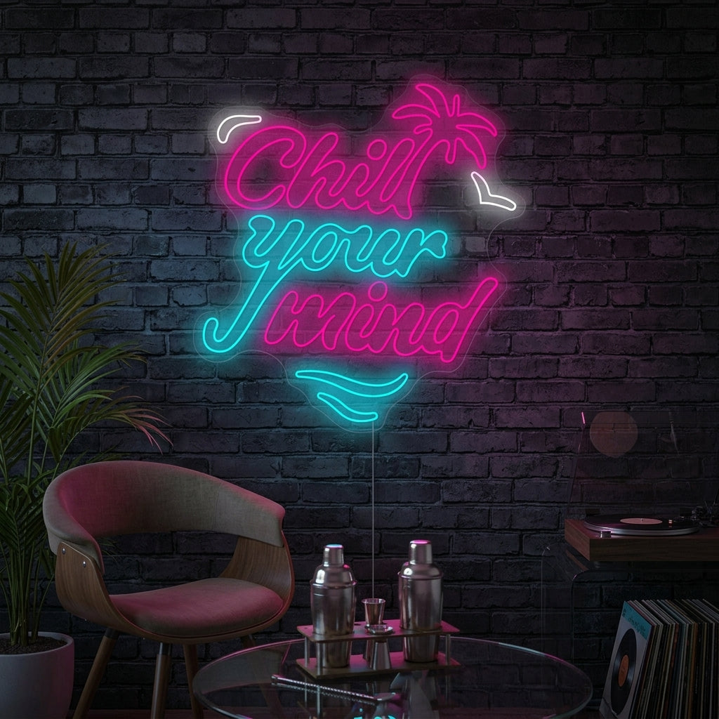 "Chill Your Mind" Neonbord