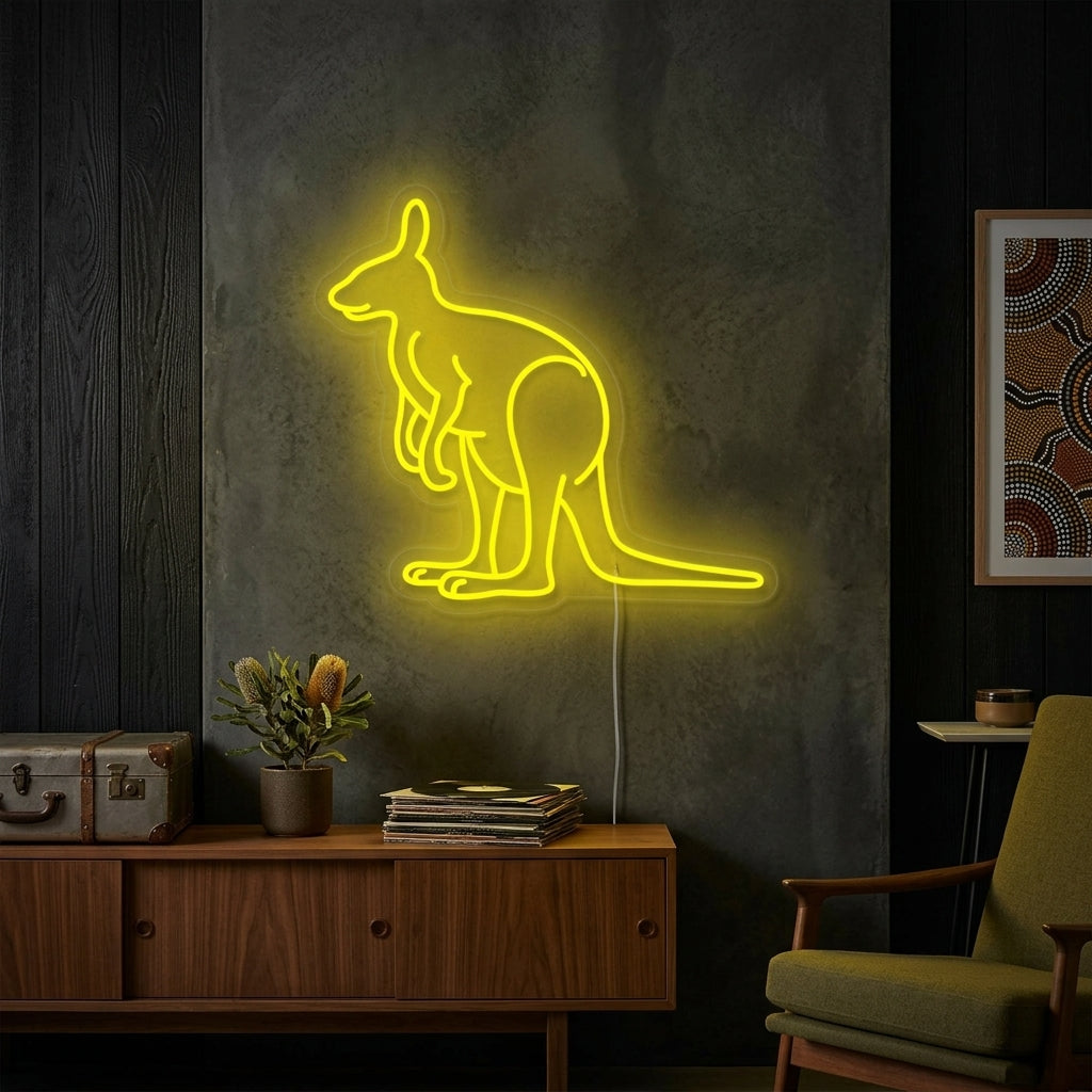 "Australië Kangoeroe" Neon Verlichting
