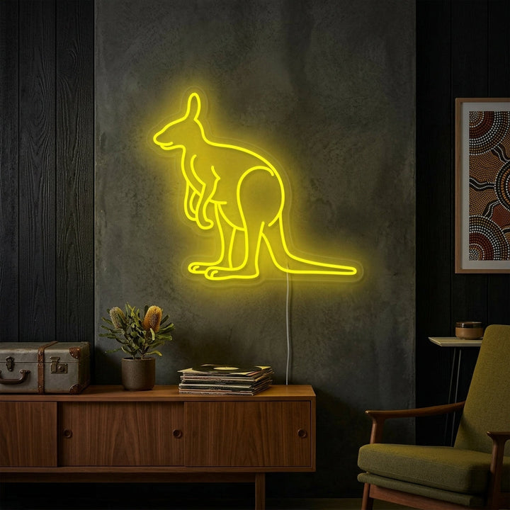 "Australië Kangoeroe" Neon Verlichting