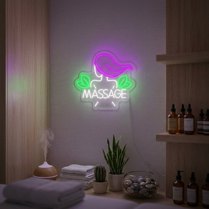 "Thaise Massage En Schoonheidssalon" Neon Verlichting