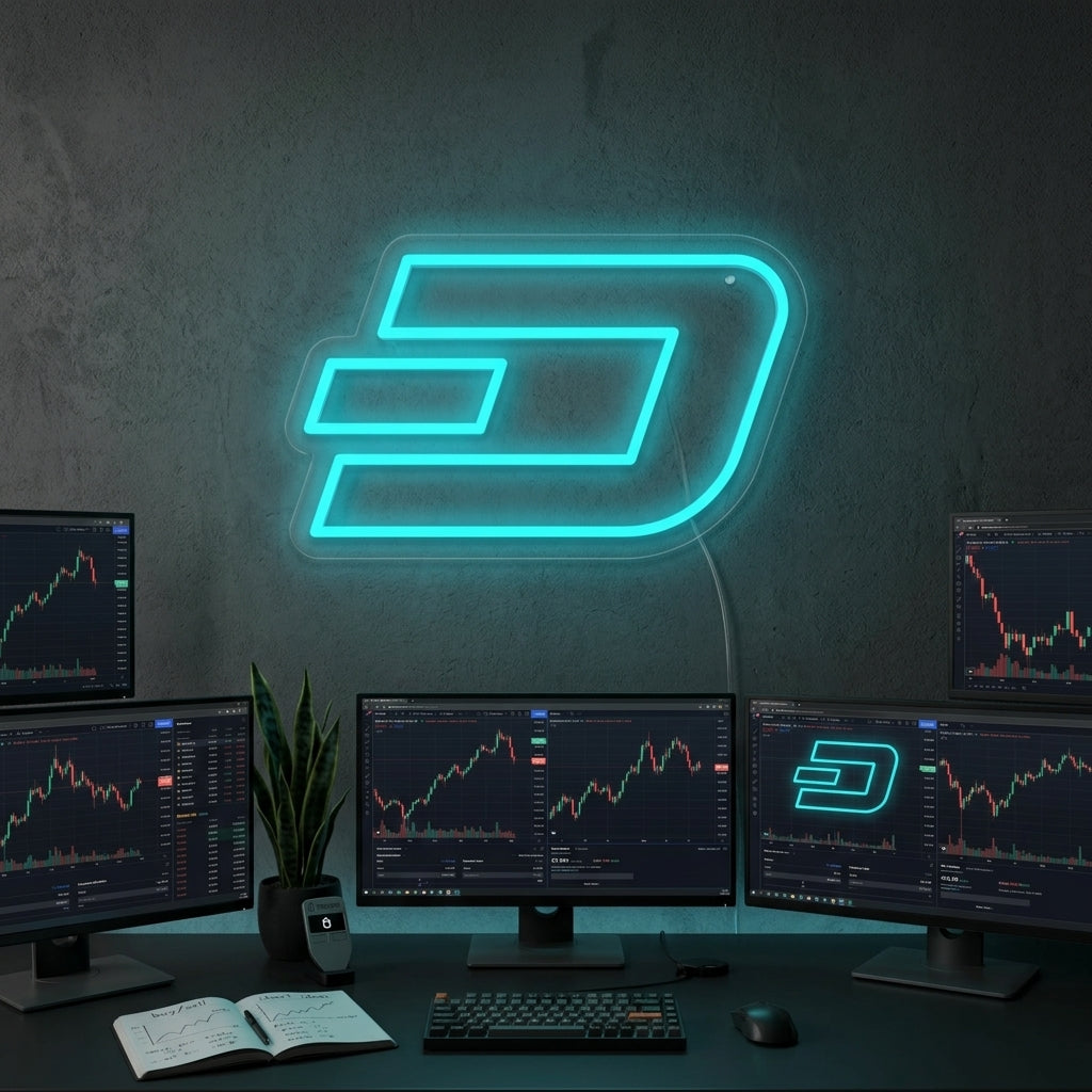 "Dash Munt" Neon Verlichting