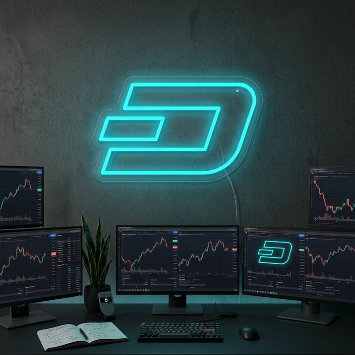 "Dash Munt" Neon Verlichting