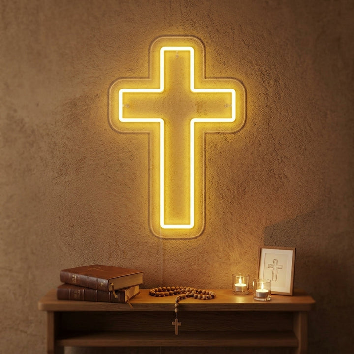 "Christelijk Kruis" Neon Verlichting