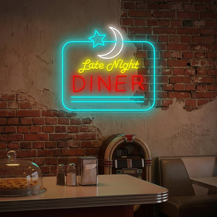 "Late Night Diner" Neonbord