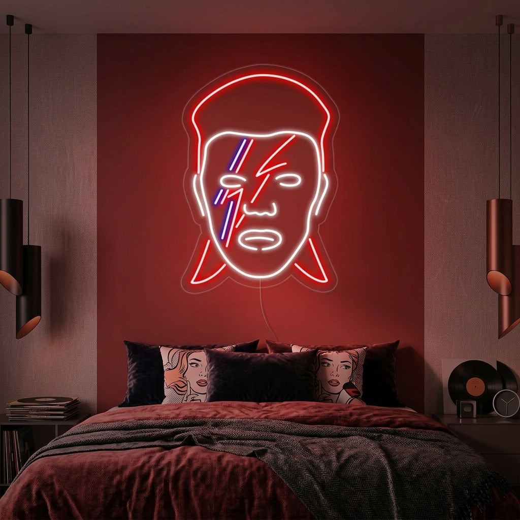 "David Bowie" Neon Verlichting