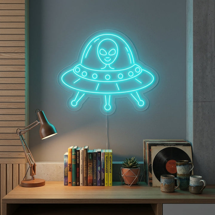 "Buitenaardse UFO" Neon Verlichting