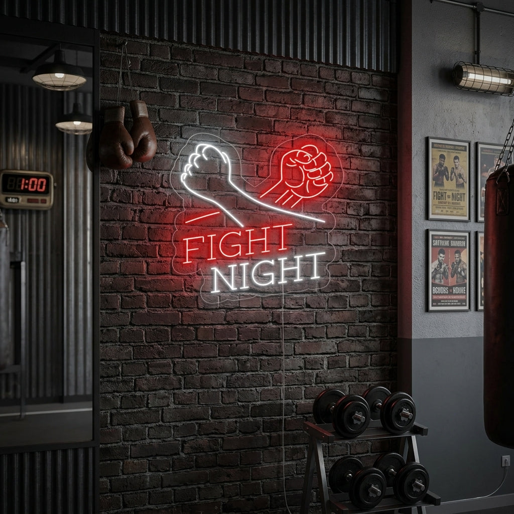"Fight Night" Neon Verlichting