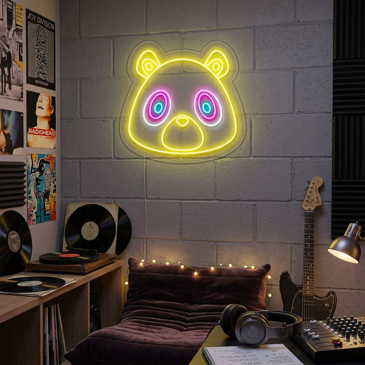 "Graduation Bear" Neon Verlichting