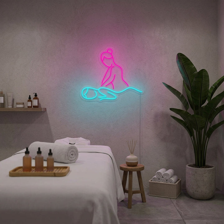 "Thaise Massage En Huidverzorging" Neon Verlichting