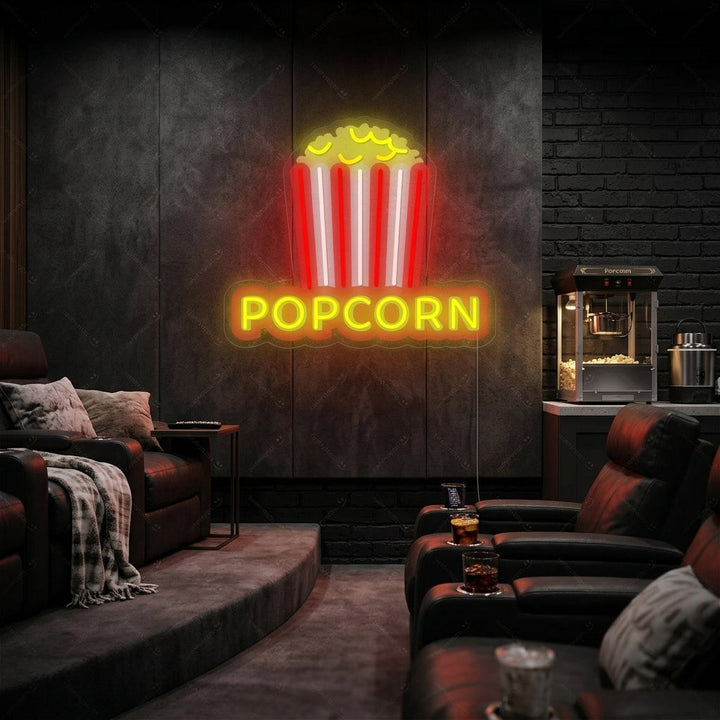 "popcorn" Neonbord