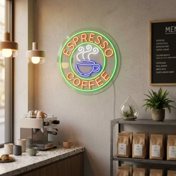 "Espresso Coffee" Neon Verlichting