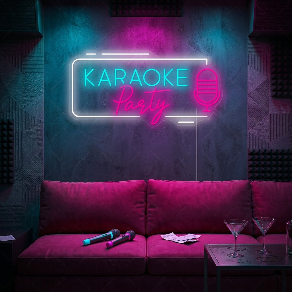 "Karaoke Party" Neonbord