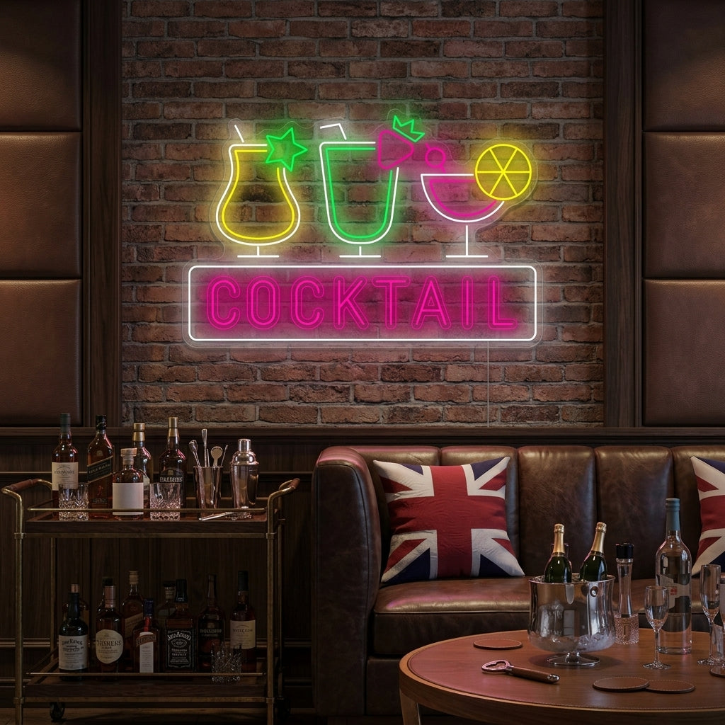 "Cocktail" Neonbord