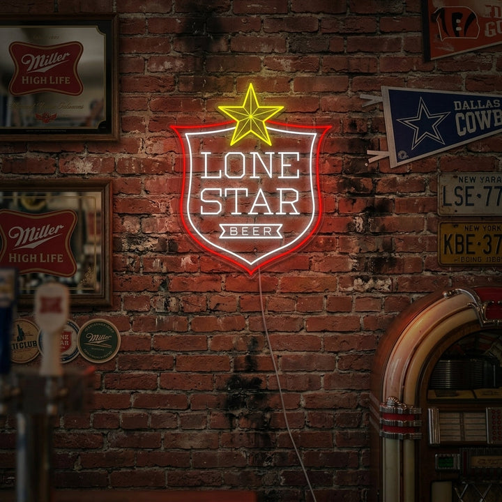 "Bierbars In Texas" Neon Verlichting