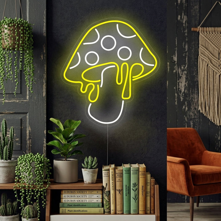 "Paddestoel Druipen" Neon Verlichting