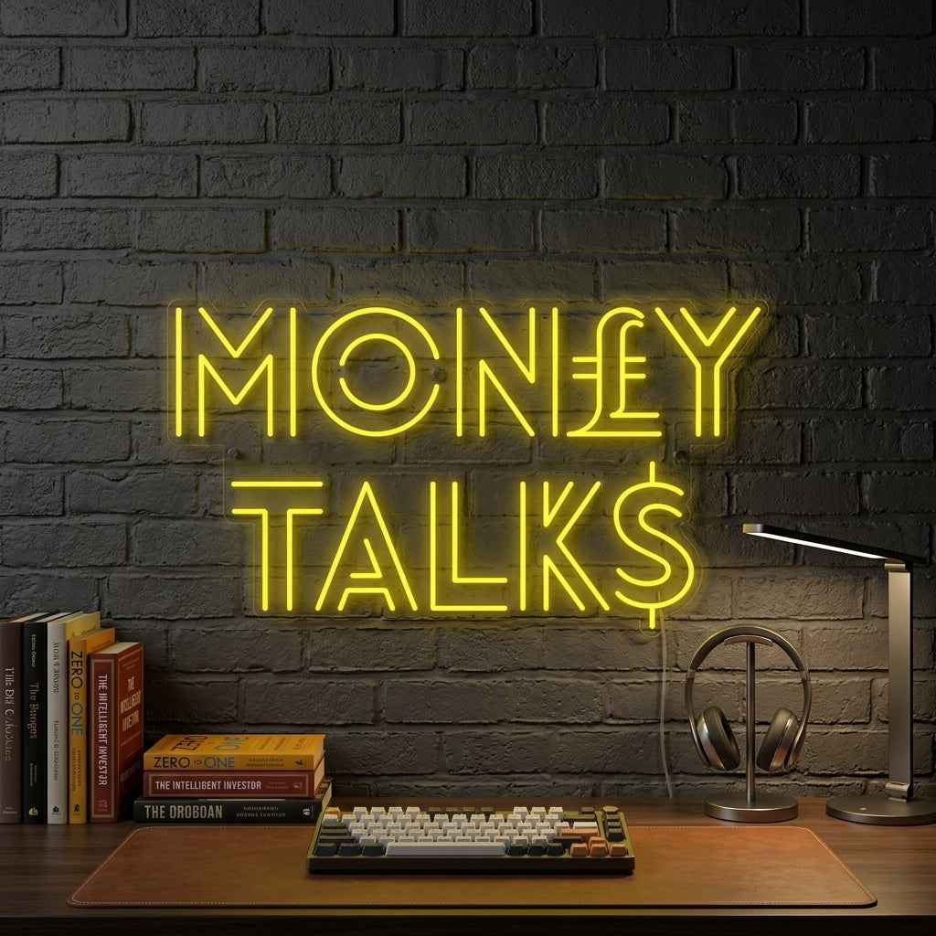 "Money Talks" Neon Verlichting