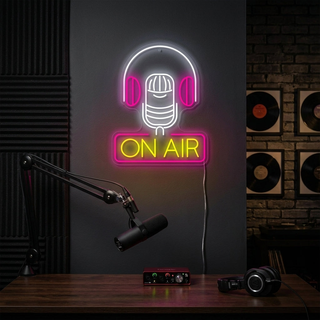 "On Air" Neonbord