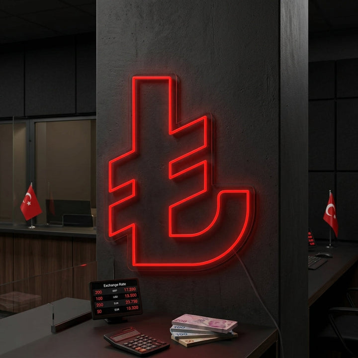 "Turkse Lire" Neon Verlichting