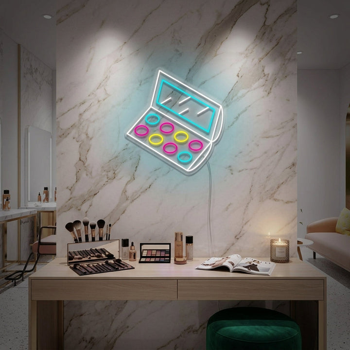 "Oogschaduw Palet" Neon Verlichting
