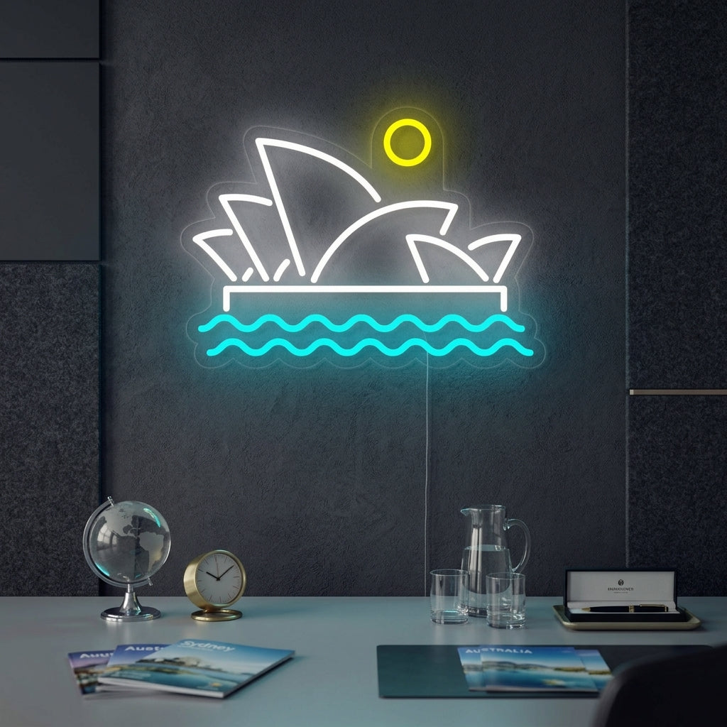 "Operagebouw Sydney" Neon Verlichting