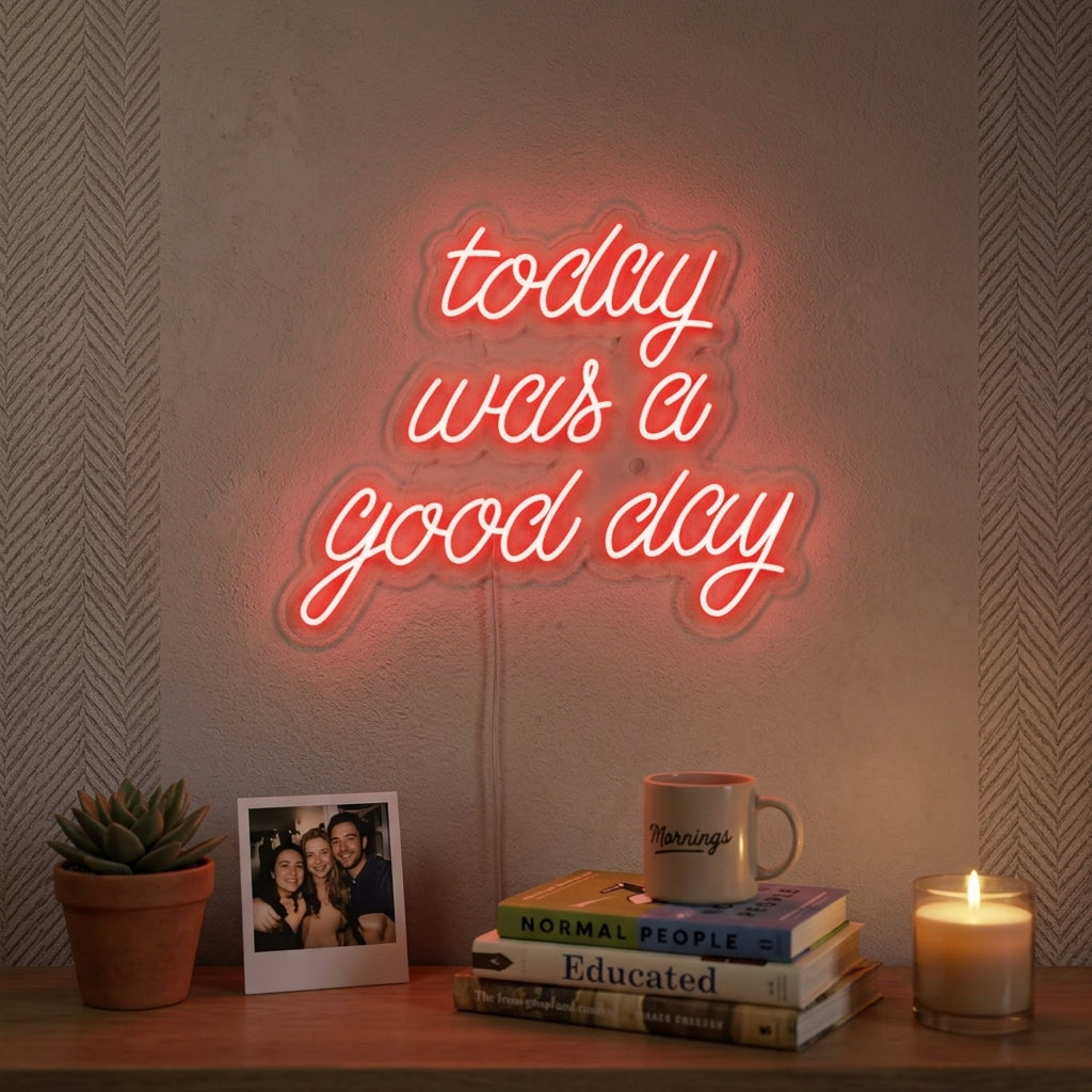 "Today Was a Good Day" Neon Verlichting