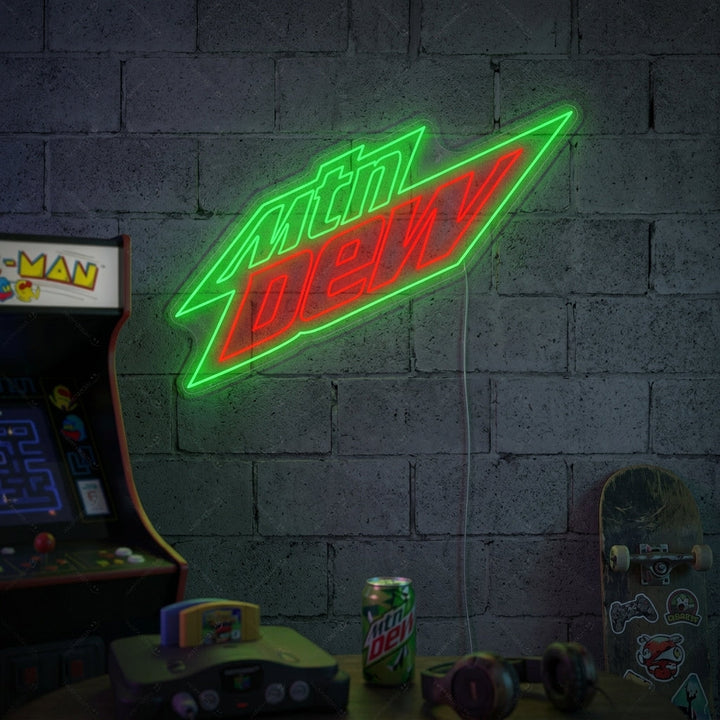 "Mountain Dew" Neonbord