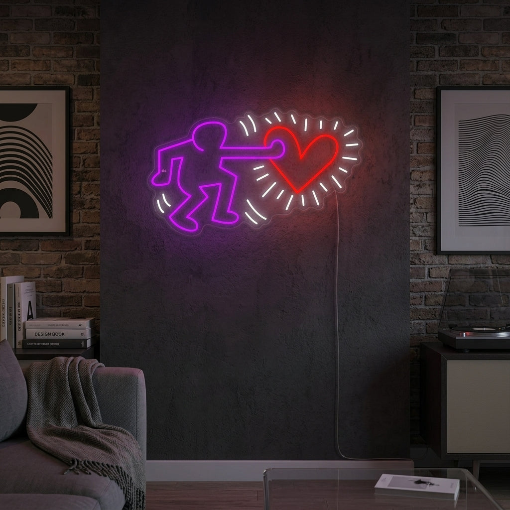 "Liefde Sturen" Neon Verlichting