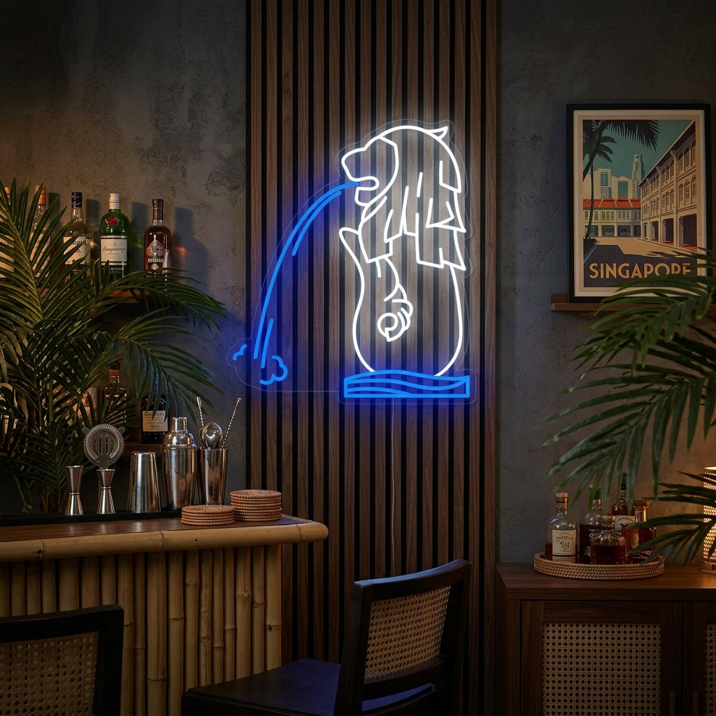 "Singapore Merlion" Neon Verlichting