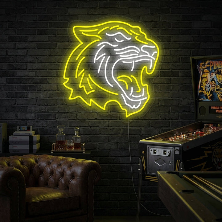 "Tijgerkop Dier" Neon Verlichting