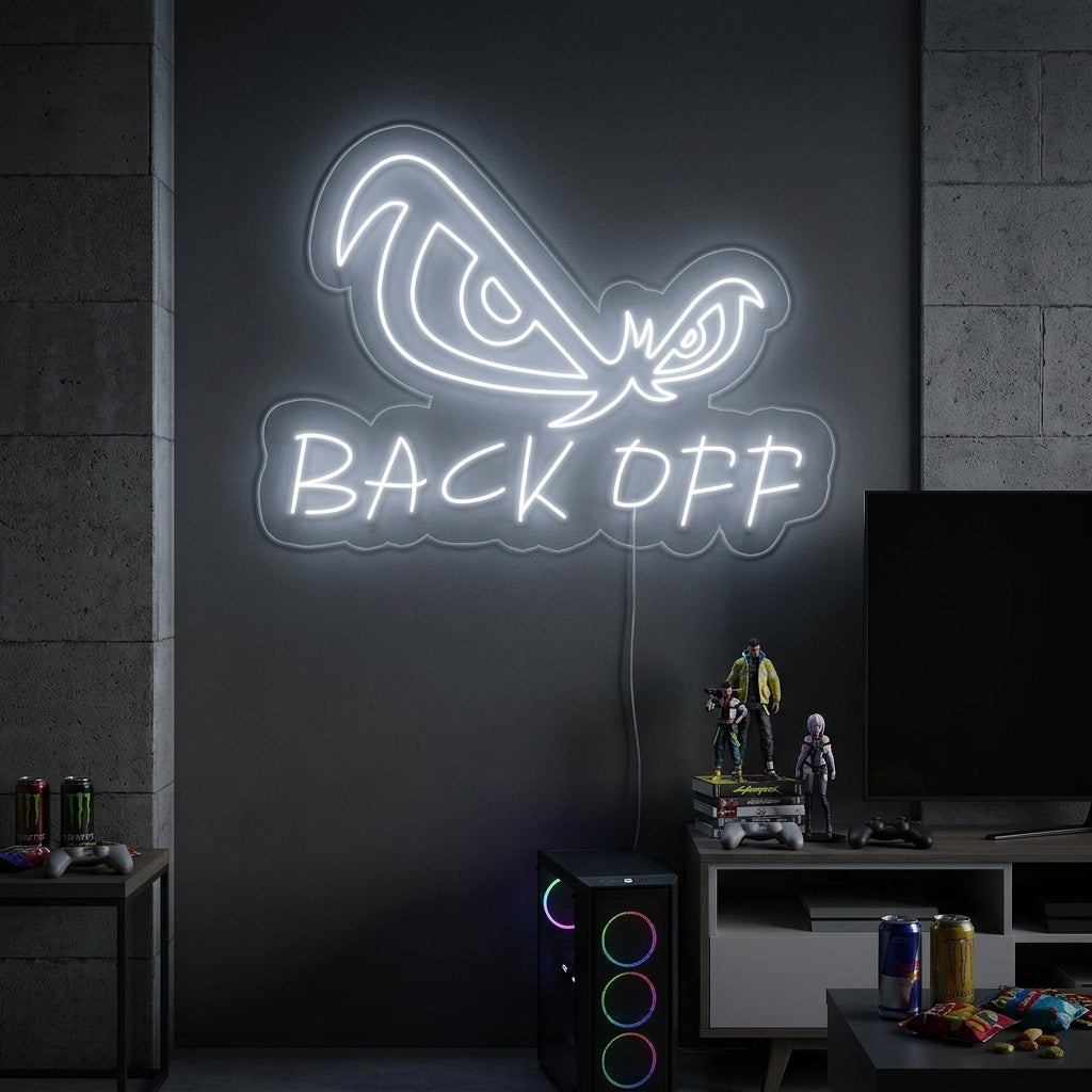 "Areogen, Back Off" Neon Verlichting