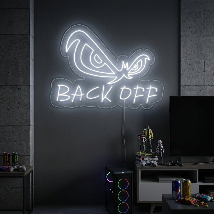 "Areogen, Back Off" Neon Verlichting