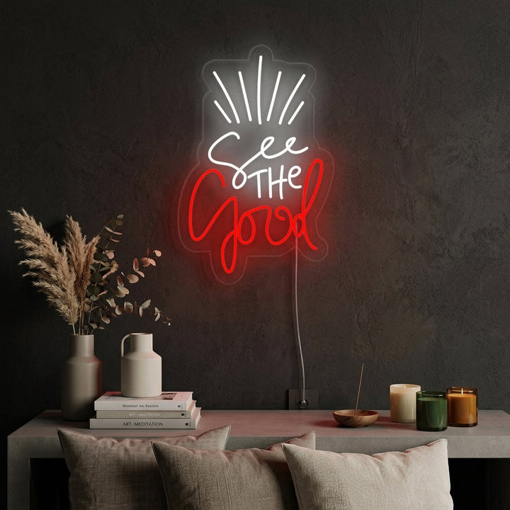 "See The Good" Neon Verlichting