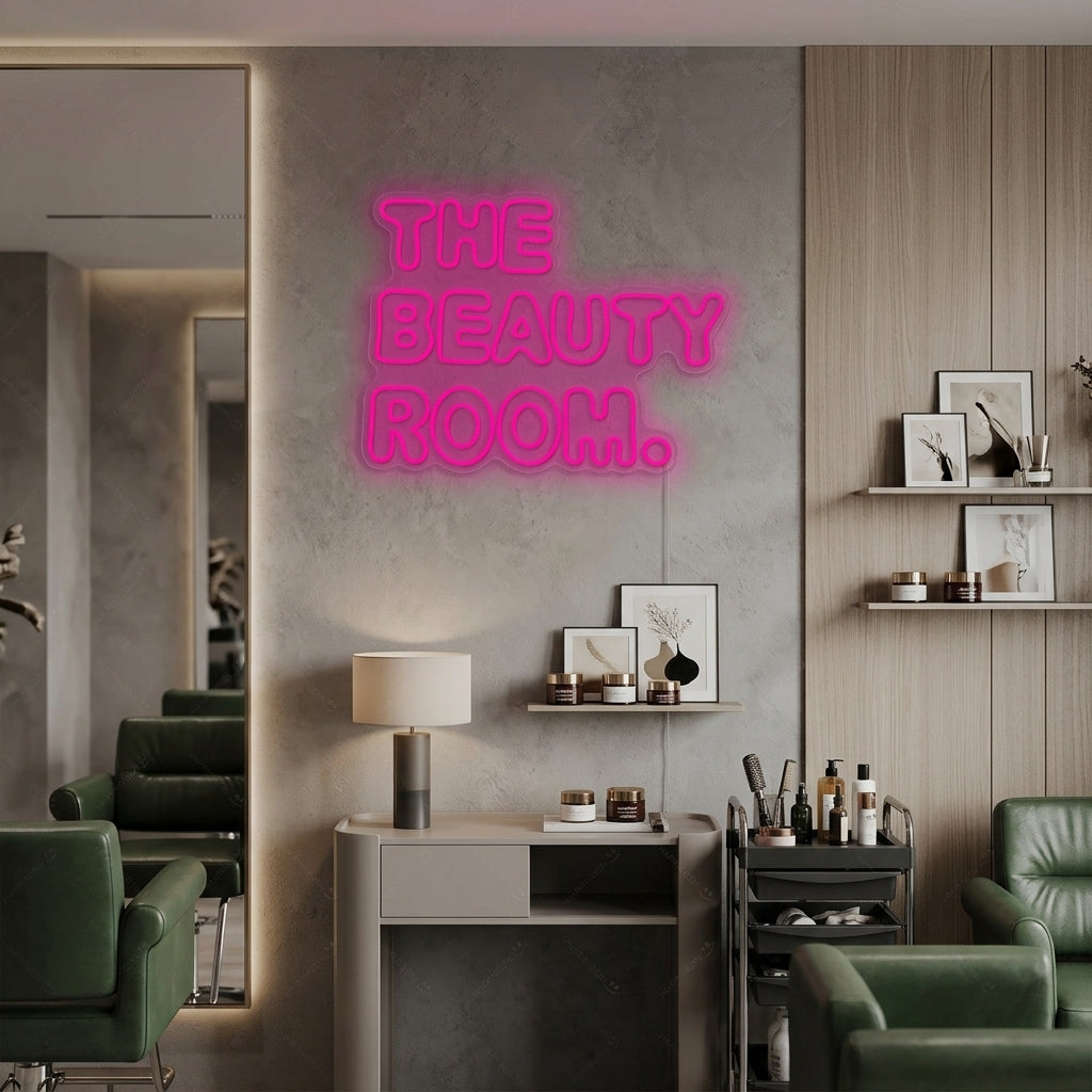 "The Beauty Room" Neonbord