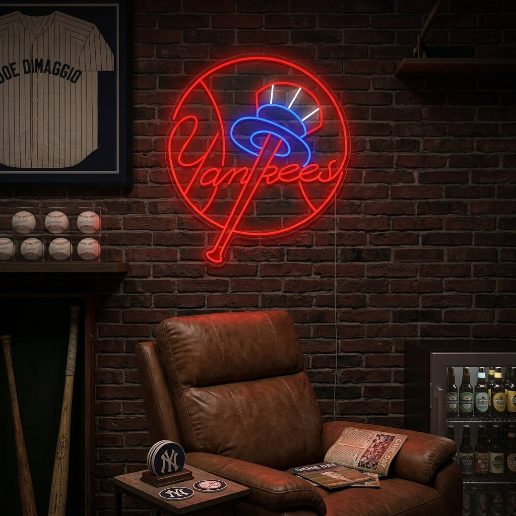 "Honkbal Team Logo" Neonbord