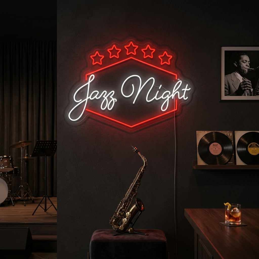 "Jazz Night" Neonbord