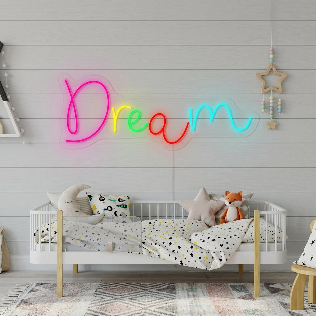 "Dream, Kinderkamer Decor" Neon Verlichting