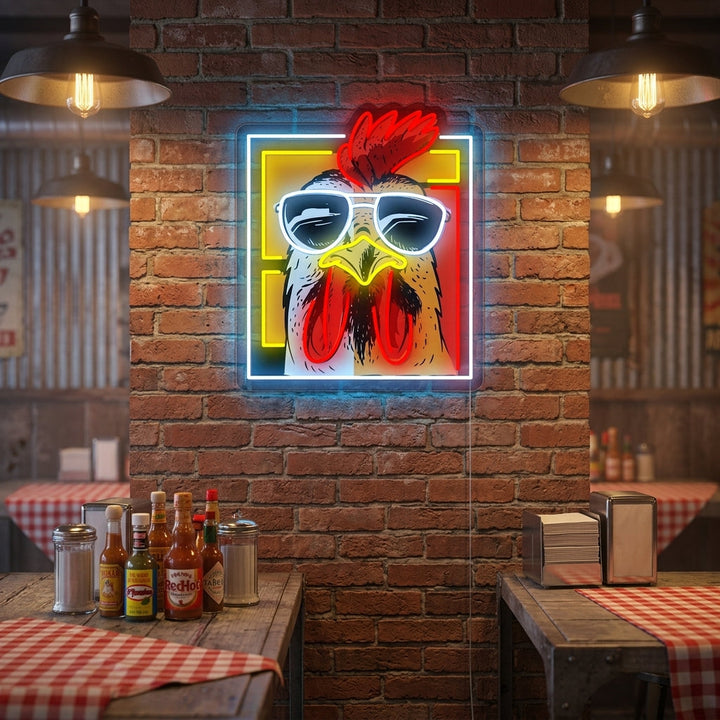 "Kip Kip Haan" Neonbord