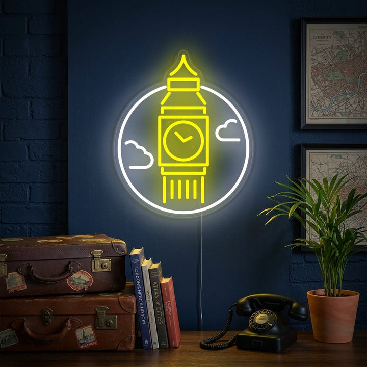 "Big Ben In Londen" Neon Verlichting