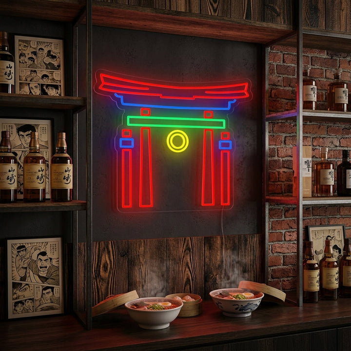 "Japanse Torii-Poort" Neon Verlichting