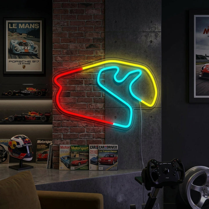 "Braziliaanse F1 Race" Neon Verlichting
