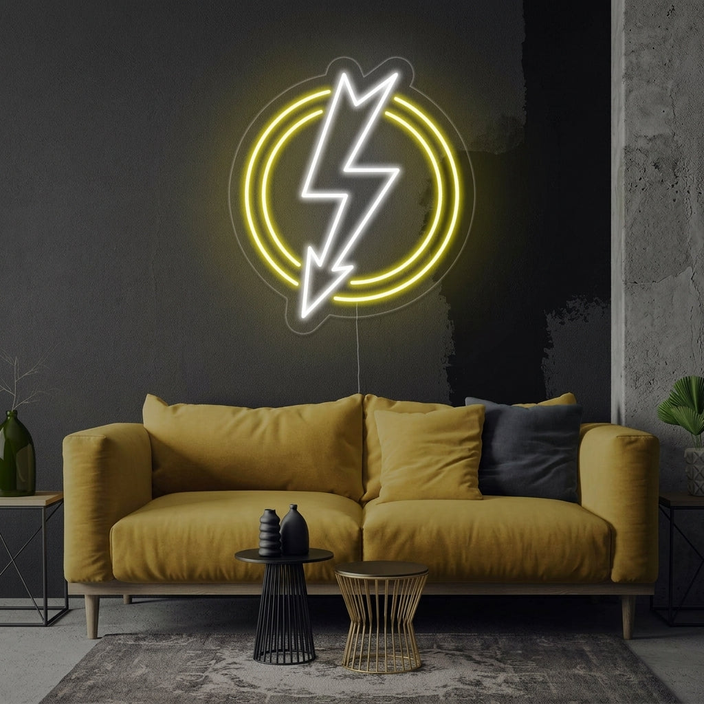 "Bliksemschicht" Neon Verlichting