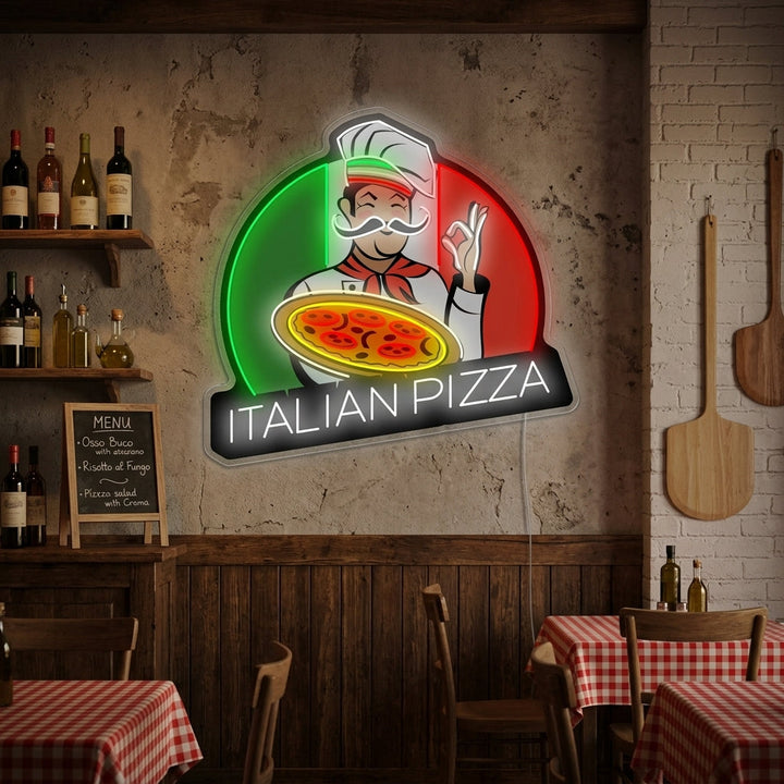 "Italian Pizza" Neonbord