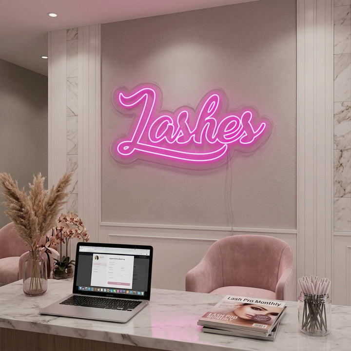 "Lashes" Neon Verlichting