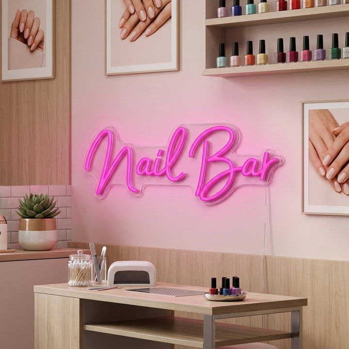 "Nail Bar" Neon Verlichting