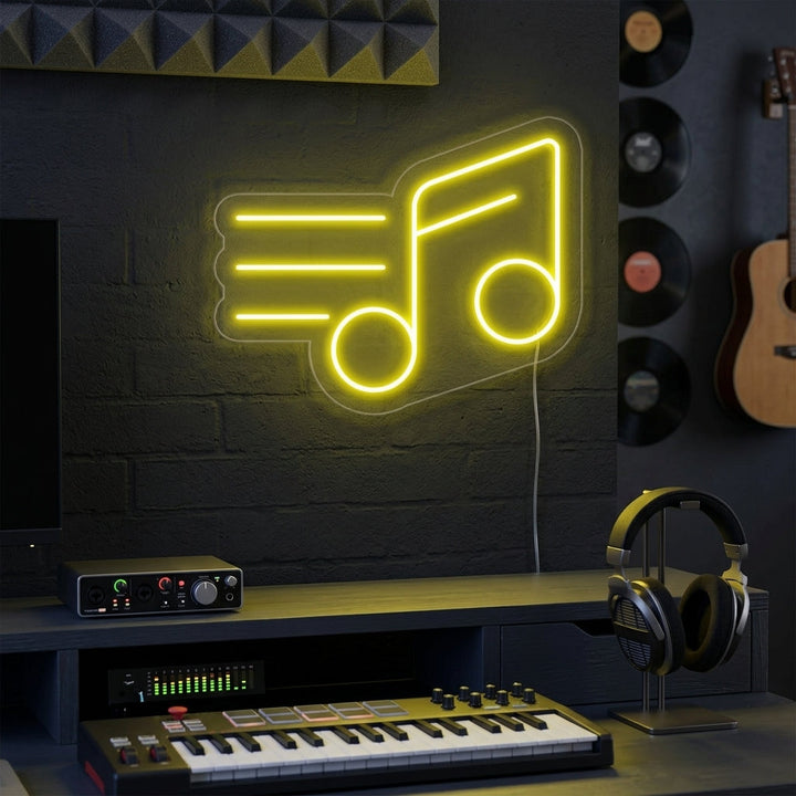 "Muzikale Noot" Neon Verlichting