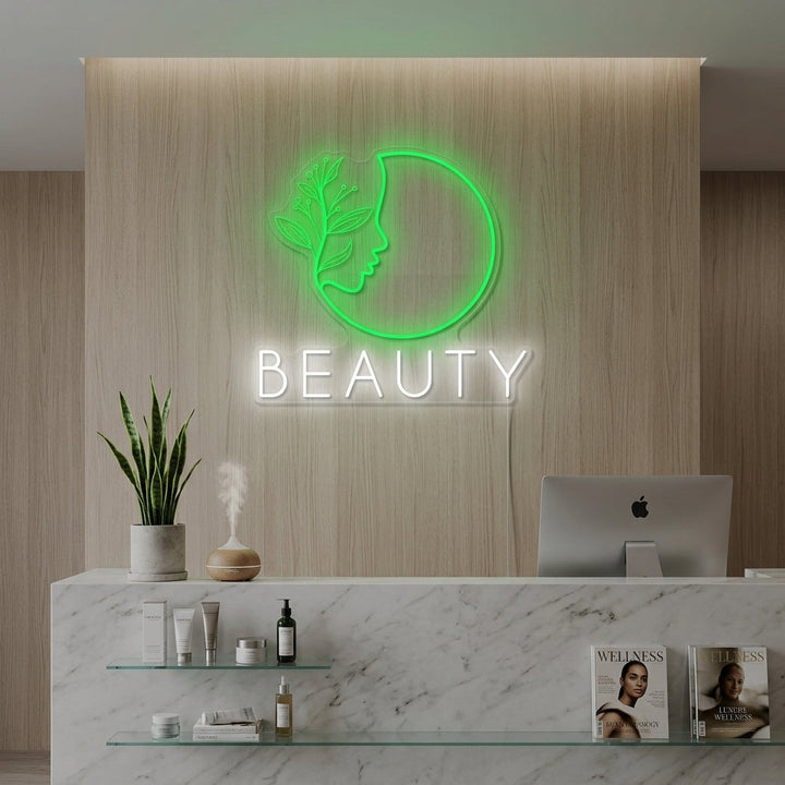 "Schoonheid Spa Logo" Neonbord