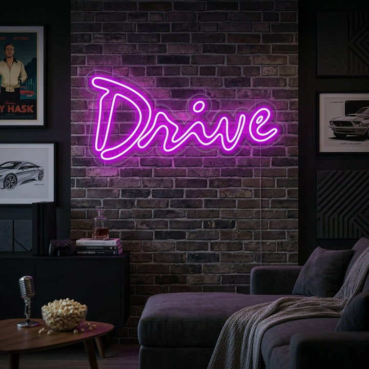 "Drive, Televisie" Neon Verlichting