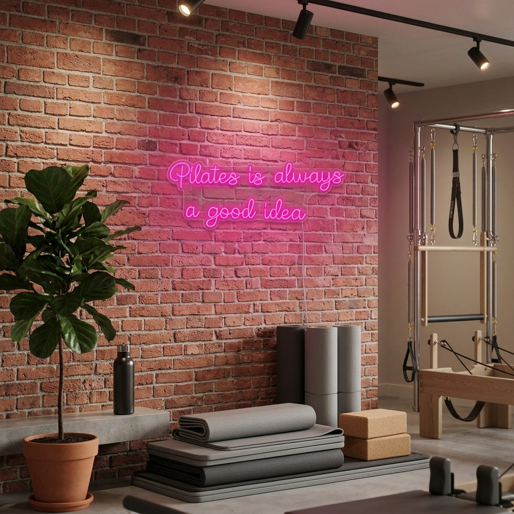 "Pilates is Always a Good Idea" Neon Verlichting