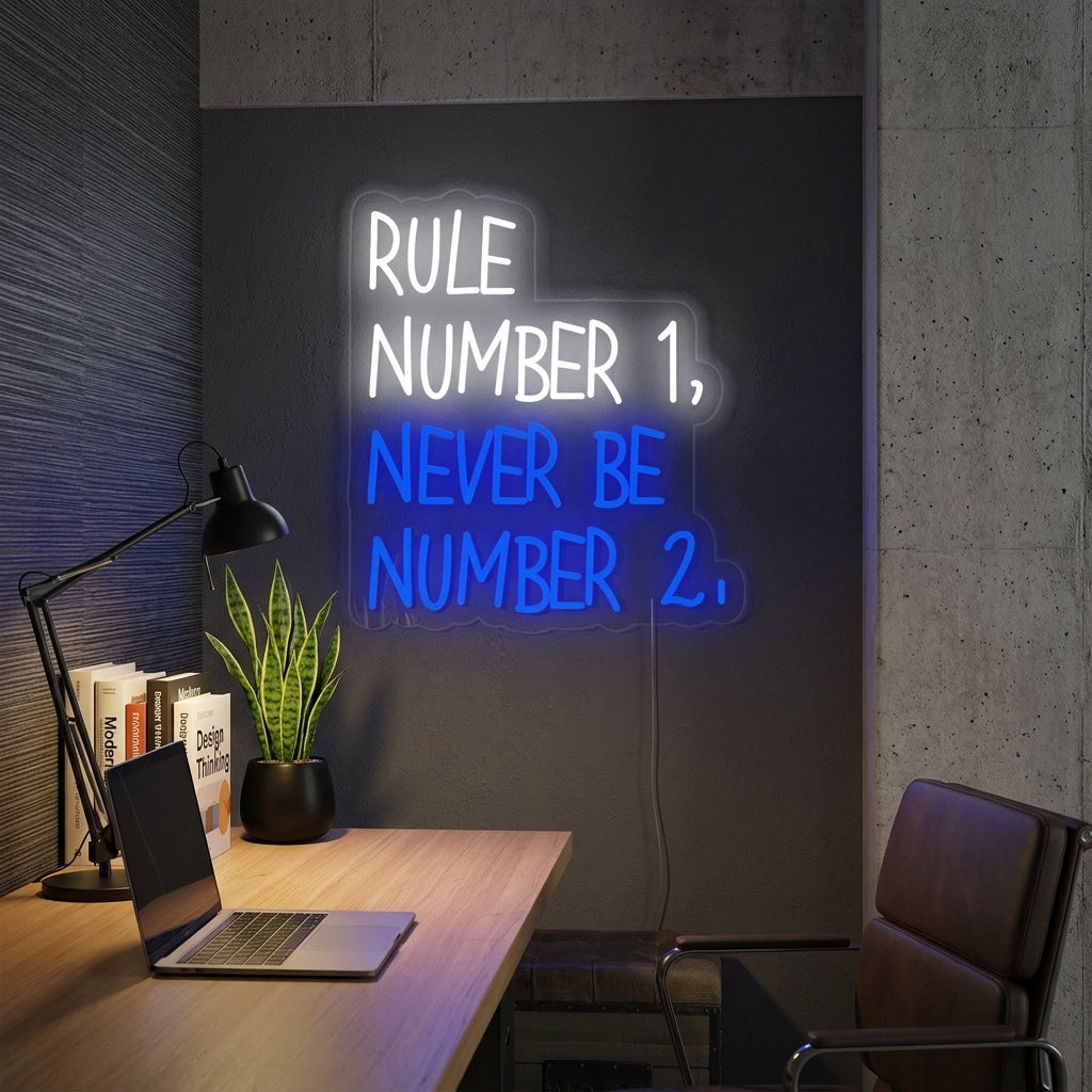 "Rule Number" Neon Verlichting
