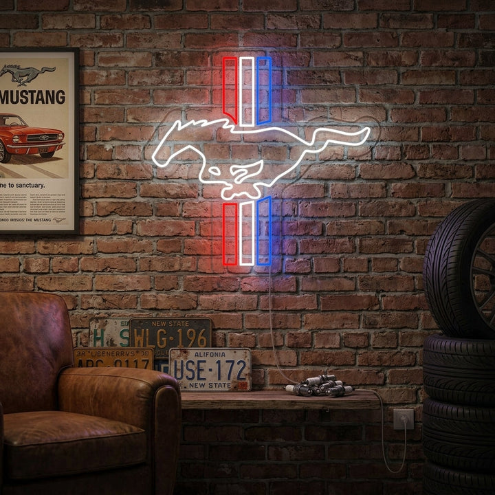 "Auto Logo Paard" Neon Verlichting